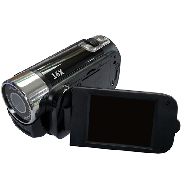 HD 16 megapiksler videokamera 1080P svart fotokamera, HD