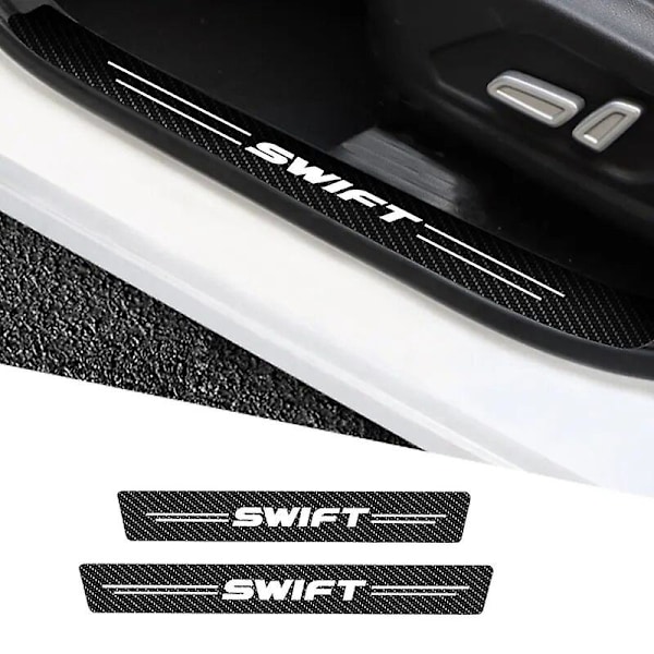 Kolfiber Dörrtröskelskydd Suzuki Swift 2005-2015 2016 Bildörr Dörrtröskelskydd -FD2-