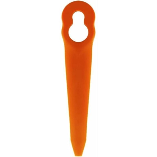 Sæt med 100 kompatible knive til Stihl Polycut kanttrimmer 2-2 Polycut 3-2, FSA 45 FSA 57 FSE 52, plastikknive til trådløs Stihl kantklipning -AD6-