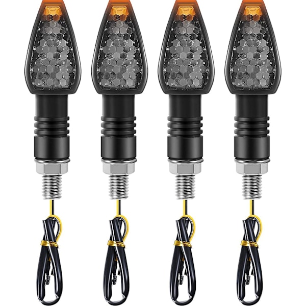 4 stk motorsykkelblinklys 14 LED 12V Motorsykkel LED Blinklys-AD7-