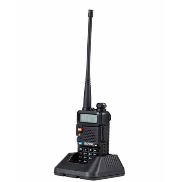 BAOFENG UV-5R Walkie Talkie FM-lähetin Kaksikanavainen radio Kaksoisnäyttö 400-520mHZ 5W Kaksikanavainen amatööriradio Ladattava käsiradio