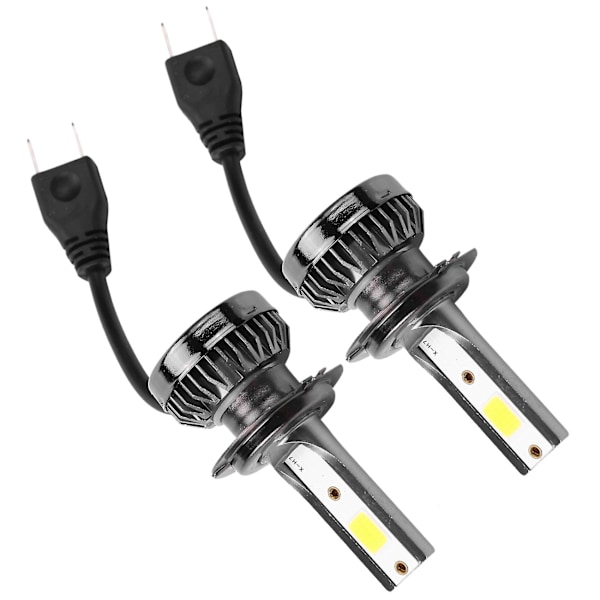 2 st 1400W LED-strålkastare 6000K Vit - Plug and Play (H7)