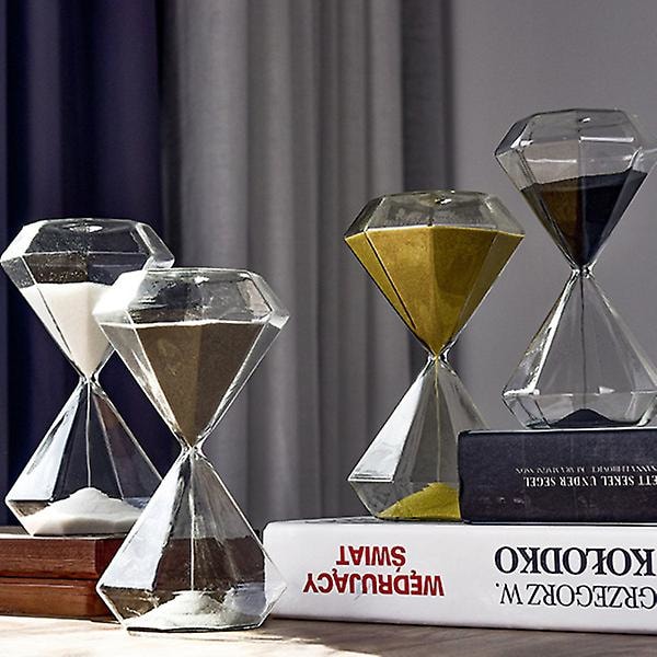 1 st Rosa Glas Timglas 5 minuter Timer Skrivbordsdekoration för Hemmakontor - AD7 -