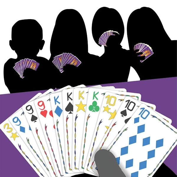 Five Crowns – Spillet er ikke slut, før kongerne går amok! – 5-farvers rommy-stil kortspil – For alderen 8+-AD4-