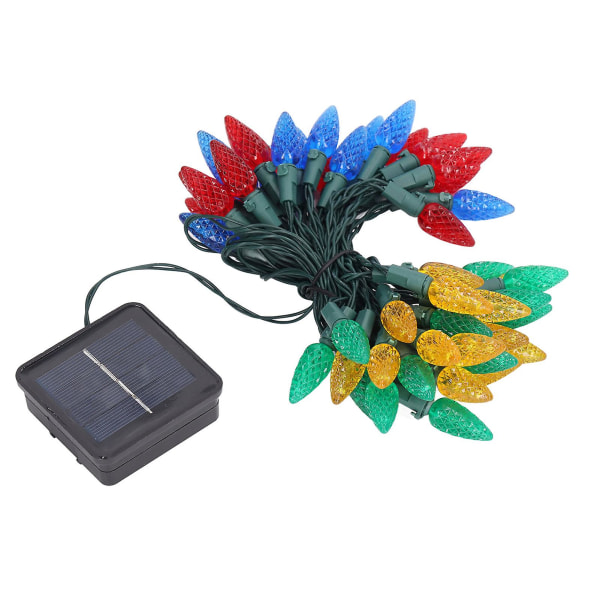 Solcells drivna dekorationsljus - Vattentät jordgubbsform batteridriven
