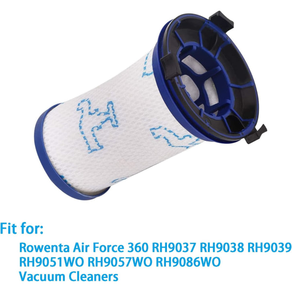 Paket med 2 ersättningsfilter för Rowenta Air Force 360/