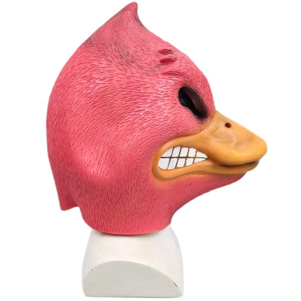 2022 Angry Duck Face Cover Latex Sjov Tegneserie Dyr Hoved Face Cover Halloween Fest Cosplay Prop Bar Dekorationer Gaver