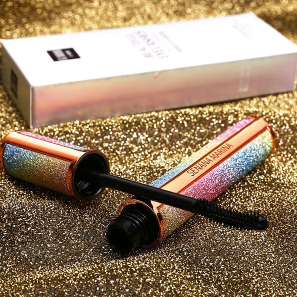 Galaxy Mascara 4D Silk Fibers Vipper Tyk Forlængelse Bedste Vandtæt -AD6-
