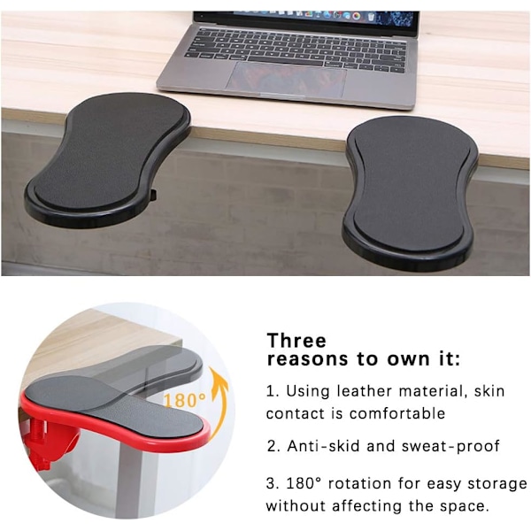 Bärbart Armstöd Ergonomisk Design Ledad Dator, Handleds-AD4-