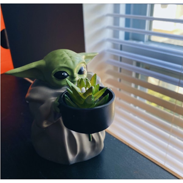 1. Baby Yoda -ruukku sisä-, ulko-, koti- ja puutarhakäyttöön -FD5-