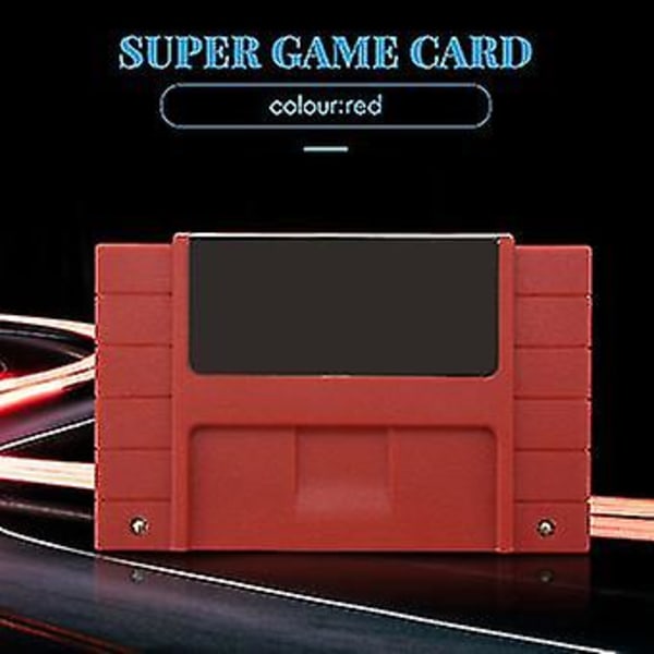 Til Sfc/snes Super Game Card Snes Game Card 100 I En Rød Skal Snes,2024 Ping