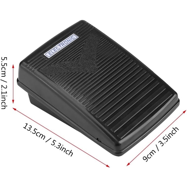 Symaskin fotpedal, symaskinpedal med ledning for hjemmesøm, kompatibel med Singer, JUKI, Husqvarna Viking, Elna, etc(EU)-AD10-