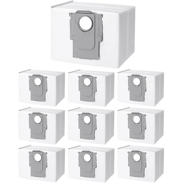 10 støvsugerposer tilbehør for Xiaomi Roborock S8+/s8 Pro Ultra S7 Maxv Ultra/s7 Pro Ultra/q7+/q7 Max+/q5+/t8-AD4-