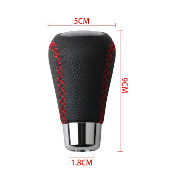Sort, universel gearknop 5-gears manuel gearknop automatisk gearknop -AD6-