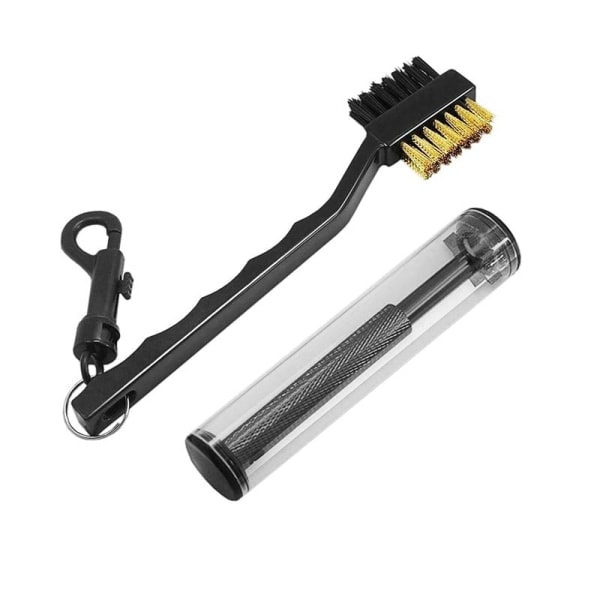 TG Golf Tilbehør - Børste og Groove Sharpener Sort{f2}-AD8-