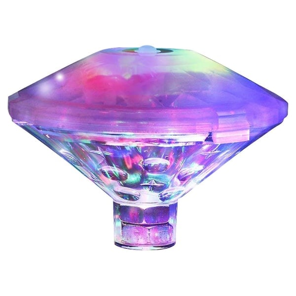 LED-diamant vanntett badekar basseng dusjlys, undervanns dykkelys -AD6-