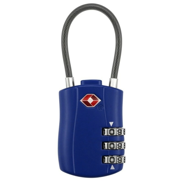 TSA luggage lock, 3-digit security padlock, combination padlock