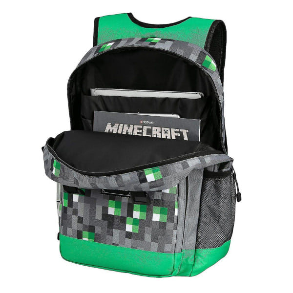 Minecraft Skolväska för Grundskolebarn Ryggsäck Stil 2