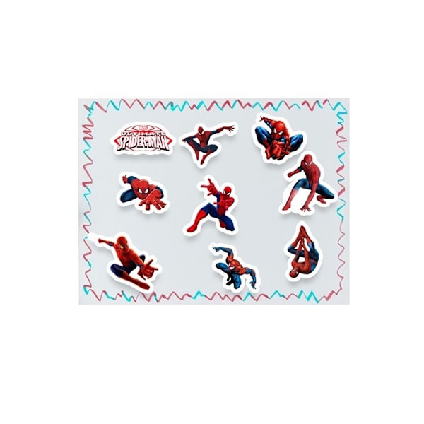 50 kpl Super Heroes -tarroja - Spider-Man-tarrat autoon, kannettavaan tietokoneeseen, rullalautaan, polkupyörään, mopoon, moottoripyörään, S-AD10-