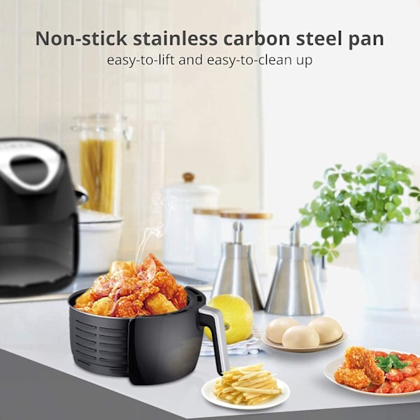 7 tuuman 17-osainen Power Round Air Fryer -lisävarustesetti 5,5L Friteerauskeittimen lisävarusteet sopivat 3,2L-8,1L -FD4-