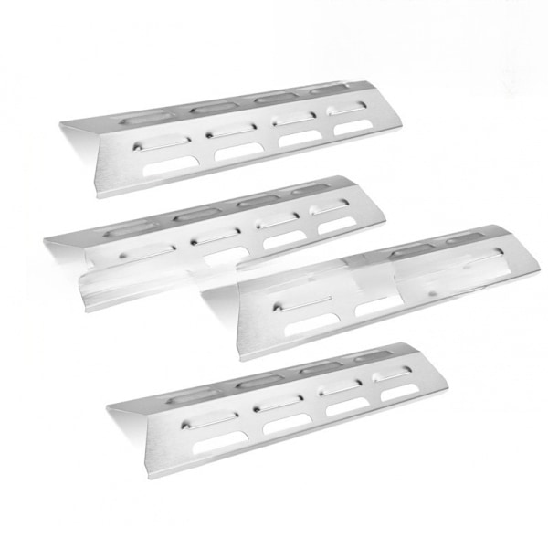 Grillbyte i rustfritt stål varmeplate/skjold for utvalgte gassgrillmodeller fra Campingaz, Alice's Garden, Char-broil, Cclife, Landmann og andre -FD1-