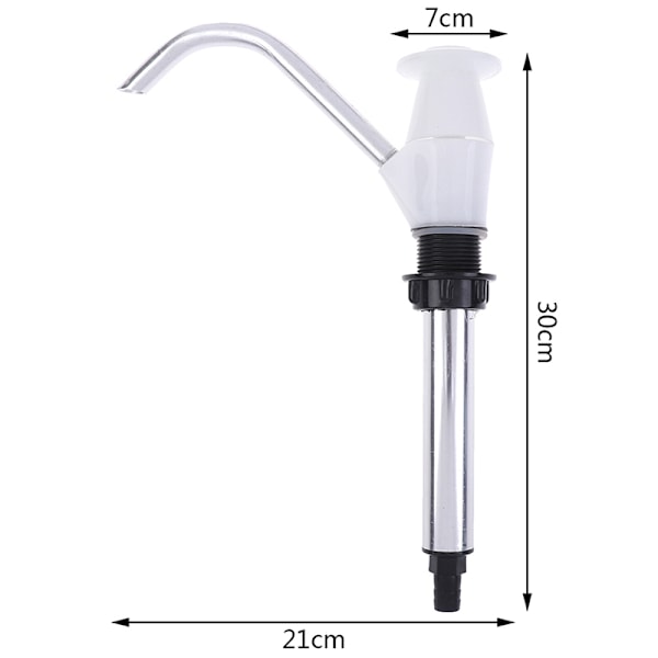 Husvagnsdiskho Vatten Handpump Kran Campingvagn -FD3-