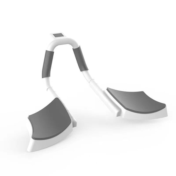 Bærbar Multifunksjonell Timing Plank Trainer Push Up Board med Timer Treningsutstyr Hjelper med å Bygge Kjernestyrke Hvit-AD4-