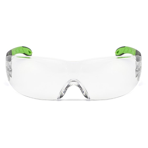 Cykelsglasögon (transparenta), transparenta PC-linser, anti-imlinser, reptåliga - platta linser, UV400-skydd -AD6-