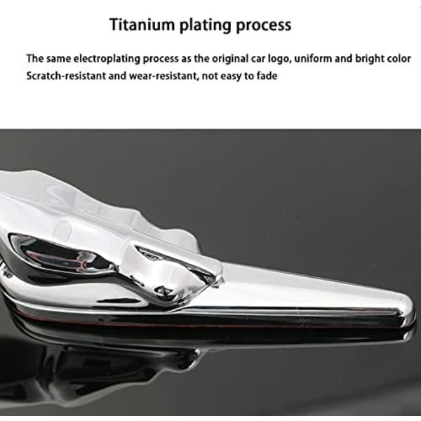 Jaguar 3D -embleemi Auton Logo Etukannen Koriste Auton Suojus Kromi Kotka Embleemi XF XJ XE XK XKR XFL XJS E Autotarvikkeille -AD6-