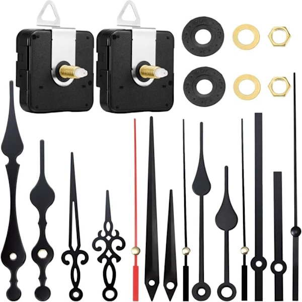 st Clockwork, Clockwork, Urverk, Batteri, Tyst, Väggklockssystem, Klockvisare, Pendelmekanism{f2}-AD8-