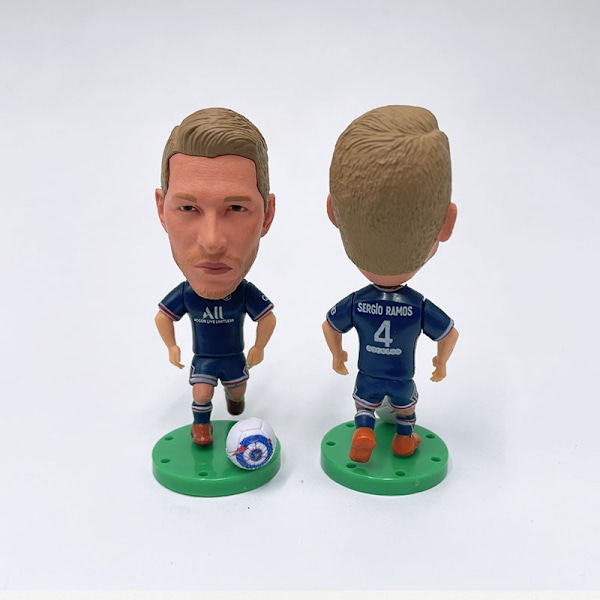 Fodboldfan Real Madrid Paris Dockmodel Ornament Valentinsdag Gave Ramos-AD7- Ramos