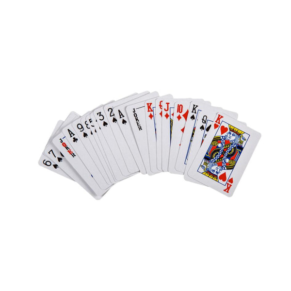 2-Pack - Mini Kortlek / Kortspel / Spelkort - Poker Kort Vit
