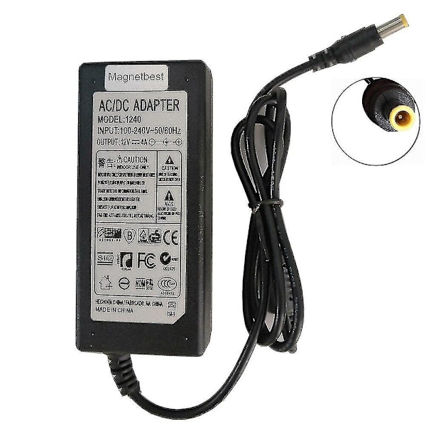 12v 4a 5.0mm med pin AC adapter lader for Korg Ka310 Ka320 X50 Sp170 Sp170s Ad-12a 180 Mr-1000 Ek50 digitalt piano keyboard-AD4-