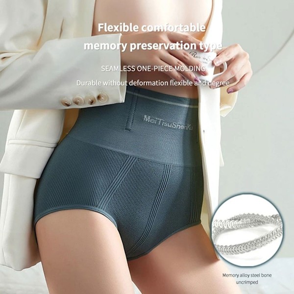 Højtaljede trusser med numseløftende effekt Tights SORT L Black-FS2--AD3- Black L