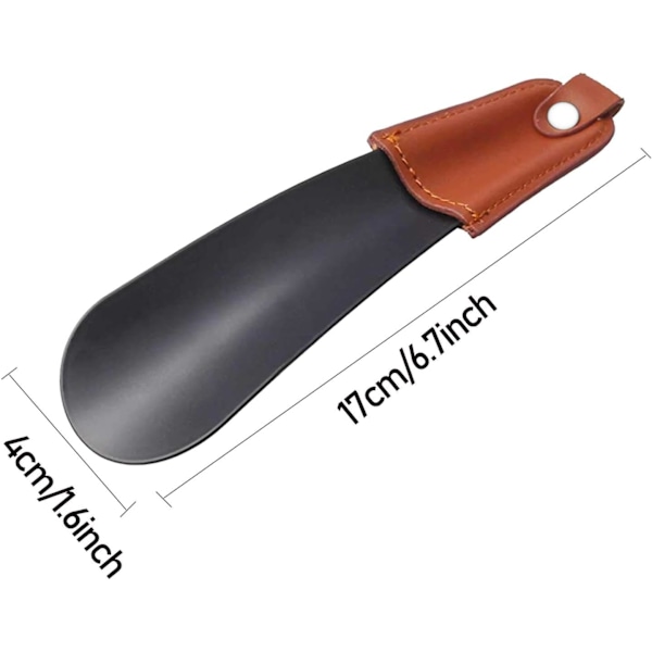 stk Metal Skohorn, Små Bærbare Rustfri Stål Skohorn, Mini Støvlehorn, Korte Skohorn, Letvægts Skohjælp, Skokomponenter-AD4-
