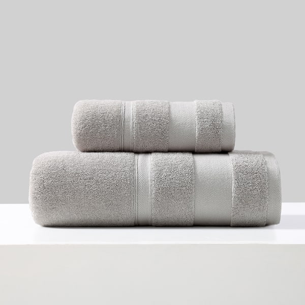 Toalla de baño + toalla de mano, 100% algodón de 2 piezas en total 480g  Extra Suaves, Altamente absorbentes y de Secado rápido