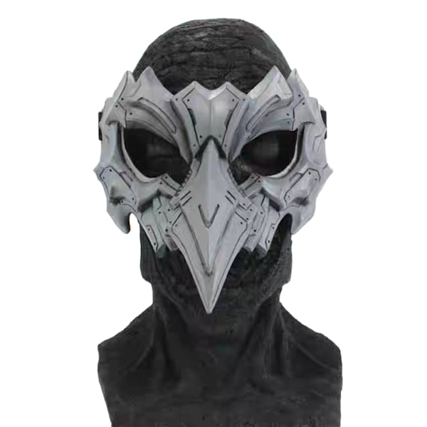 Bird Punk Japanese Dragon Face Cover Plastic Halloween Half Face Face Covering for Halloween Party Props