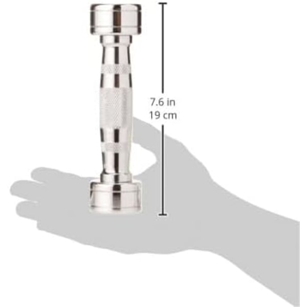 1kg krom hantel viktträning 1 styck-AD4-