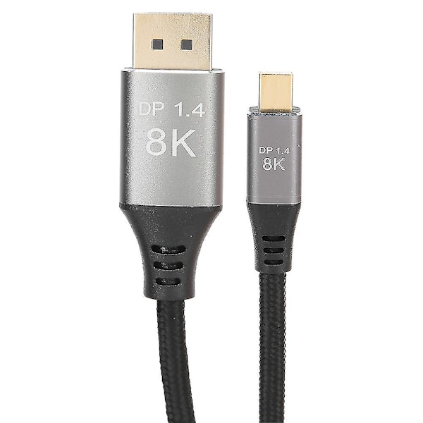 3 meter Mini DP till DP-kabel 1.4-version - högupplöst adapter för 8K-skärm