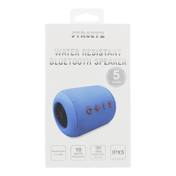 Original STREETZ CM758 Vattentålig Bluetooth-högtalare - Blå