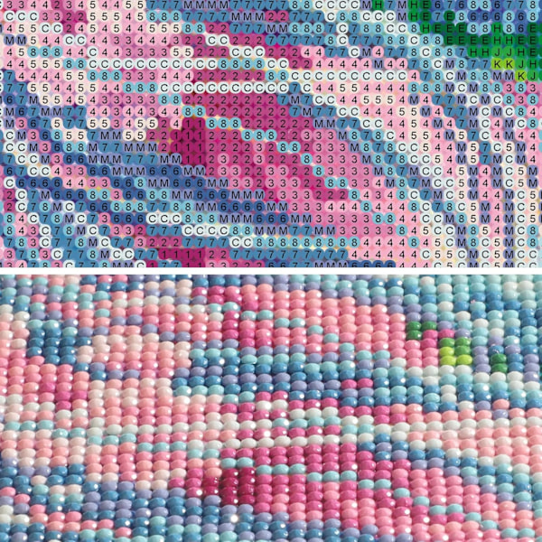 30 x 40 cm, Diamantmaleri Ugle Diamantmaleri-AD10-