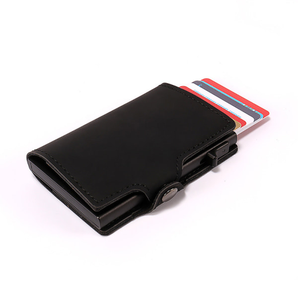 Smart Wallet & Keychain Leather Slim Wallet