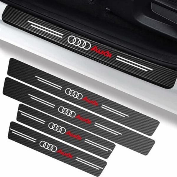 Beskyttelse for bildørterskel, beskyttelsesfilm for Audi A1 A3 Rs3 A4 A5 A6 A7 Rs7 A8 Q3 Q5 Q7 R8, dørbeskyttelse -AD2-
