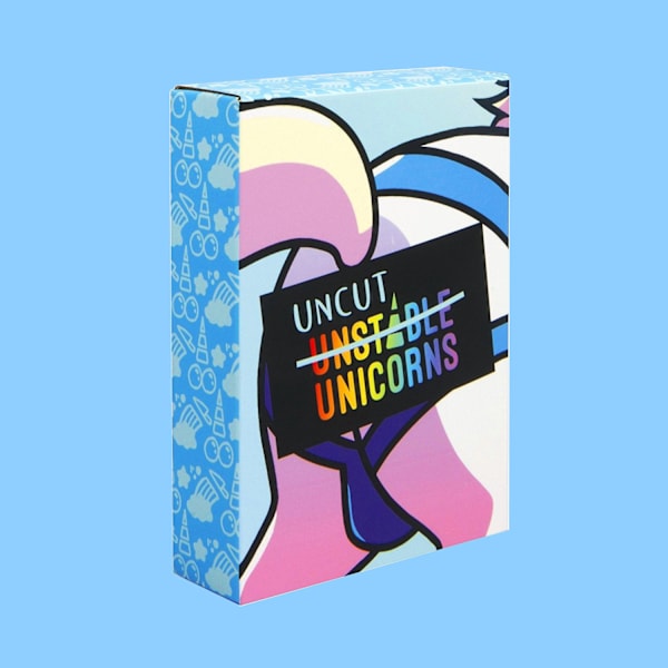 UNICORNS BRÄDSPEL KORTSPEL - OKLIPPT-FD1- UNCUT