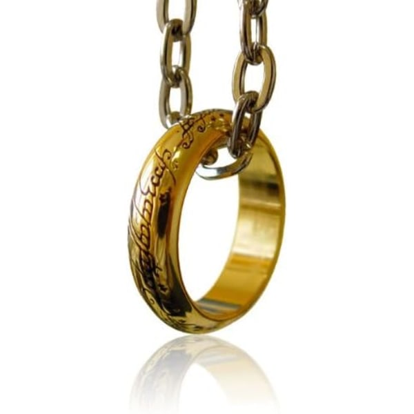 Lord of the Rings - The One Ring & Chain - Replica-AD4-