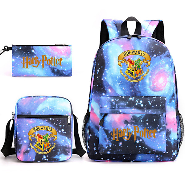 Harry Potter skolesekk for barn, tredelt sett -AD4-