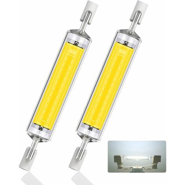 R7s LED 118mm Kald hvit 6000k, 10w Erstatter halogen R7s J118[GKS]-AD4-