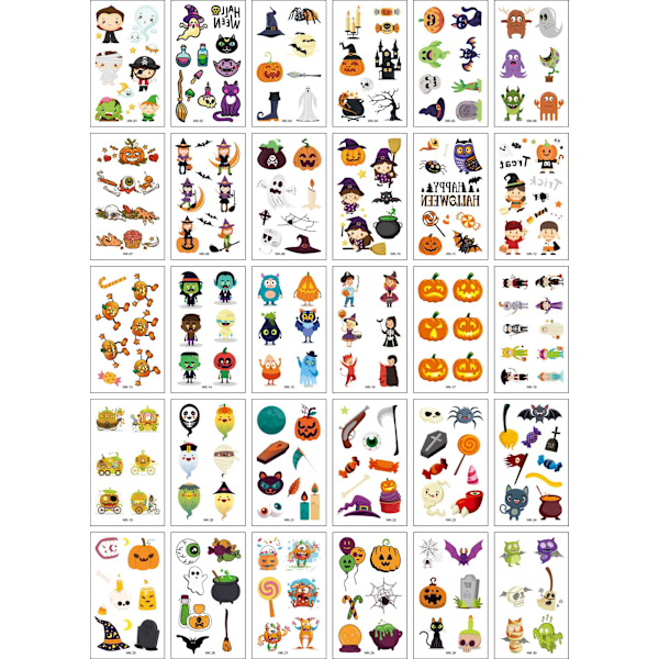 30 Halloween - Wound tattoo / Tattoo stickers