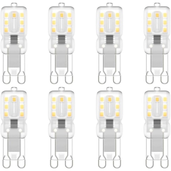 G9 LED-lampa, 220V Naturvit 6000-6500K 3W 8-pack - Perfet  -AD6-