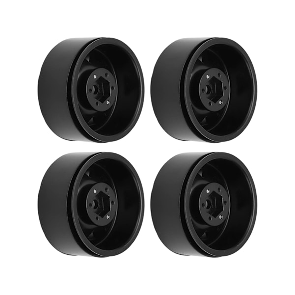4 stk. RC Bil Fælghub 1.9 Tommer Holdbar Jern RC Crawler Fælge Hub Udskiftning til Axial Sort-AD4-